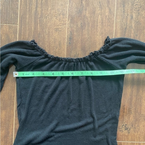 Garage Black Long Sleeve Top XS - Picture 3 of 10